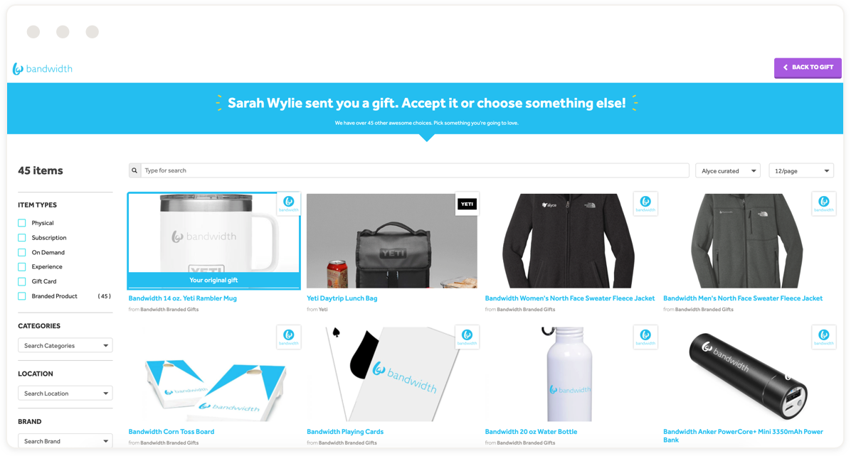 Alyce's New Swag Select Marketplace