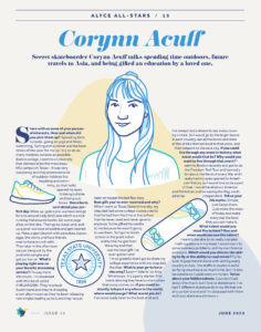 Corynn Acuff All Star Print Layout