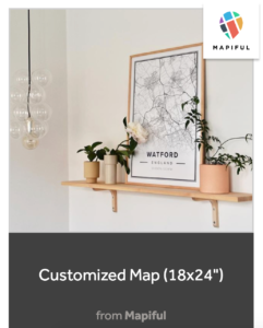 customized map for families