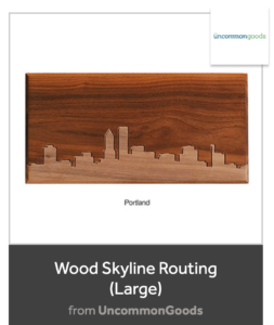 wood skyline gift