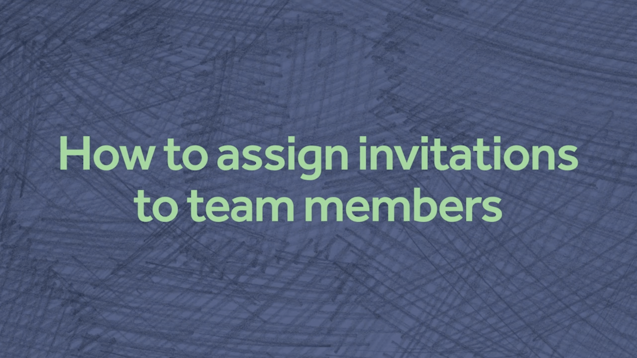 How to Assign Gift Invitations to Team Members