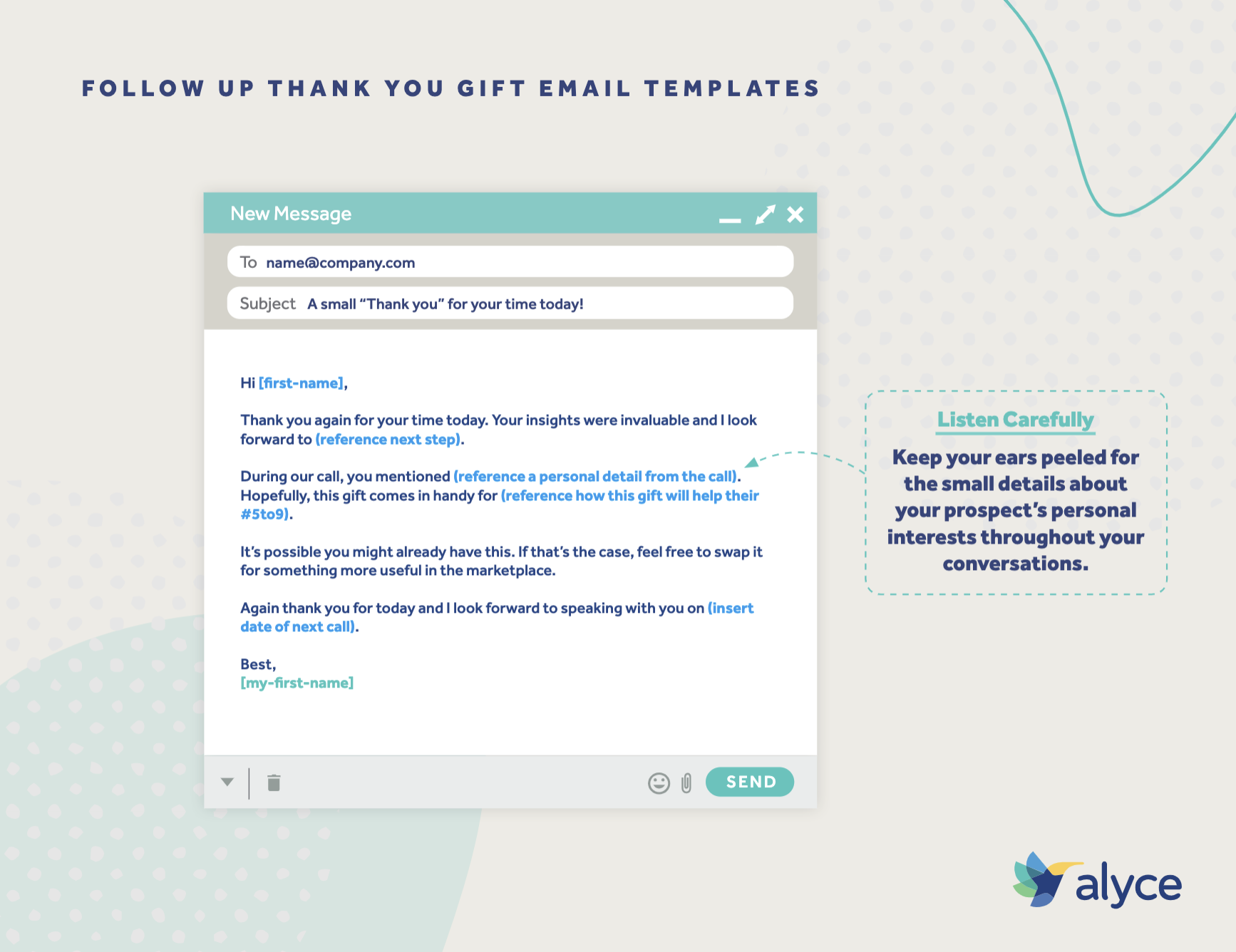 Prospect Thank You Email Templates
