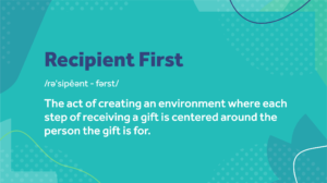 Recipient First Definition