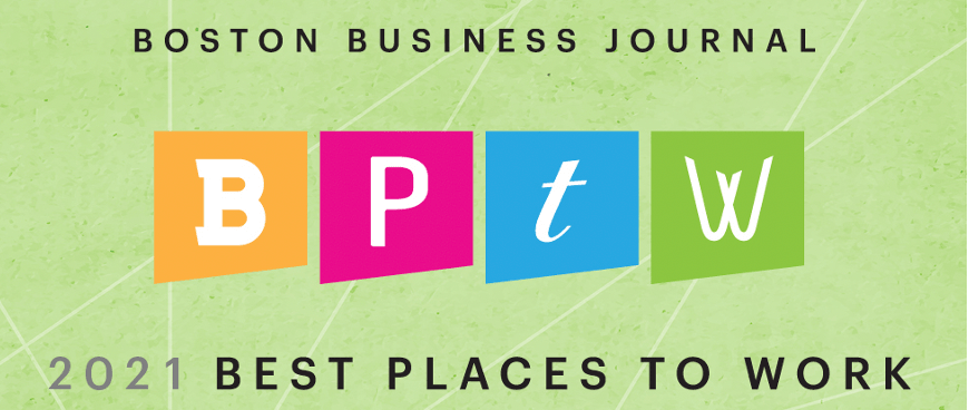 Boston Business Journal, 2021 Best Places to Work