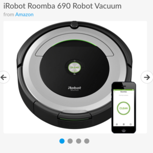 under construction campaign gift ideas - roomba vaccum