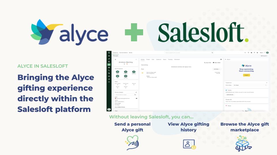 The Alyce and Salesloft Integration