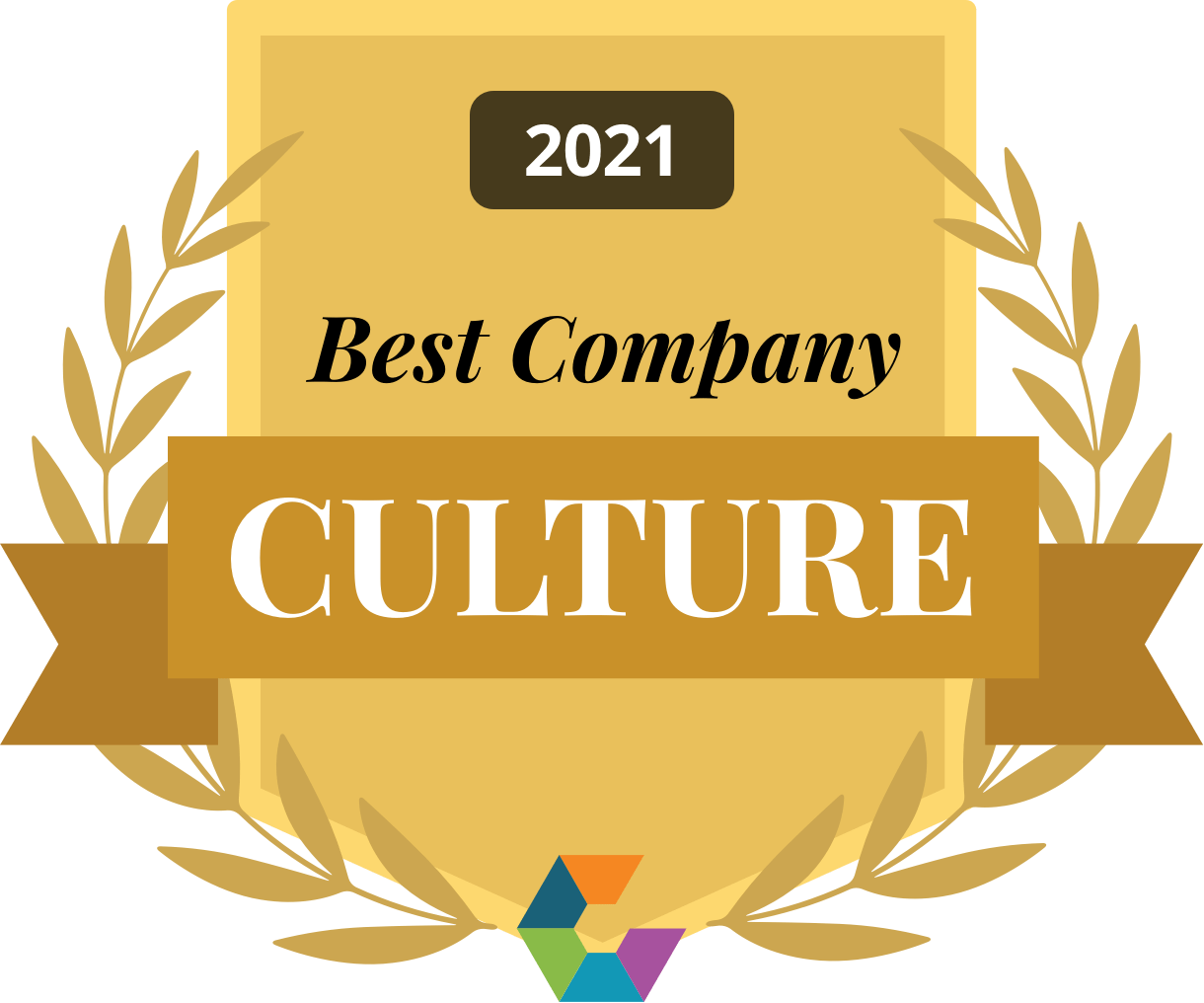 2021 Comparably Best Company Culture Badge