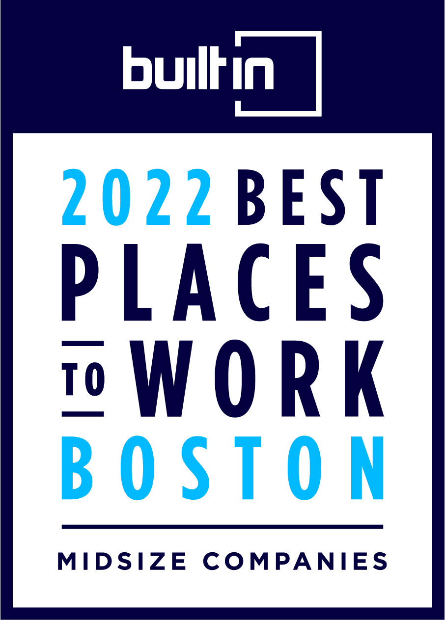 2022 Best Places To Work Boston, Midsize Companies Badge