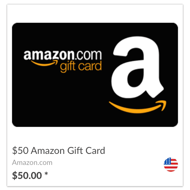 Amazon Gift Card - Treat Yourself Digital Swag Card