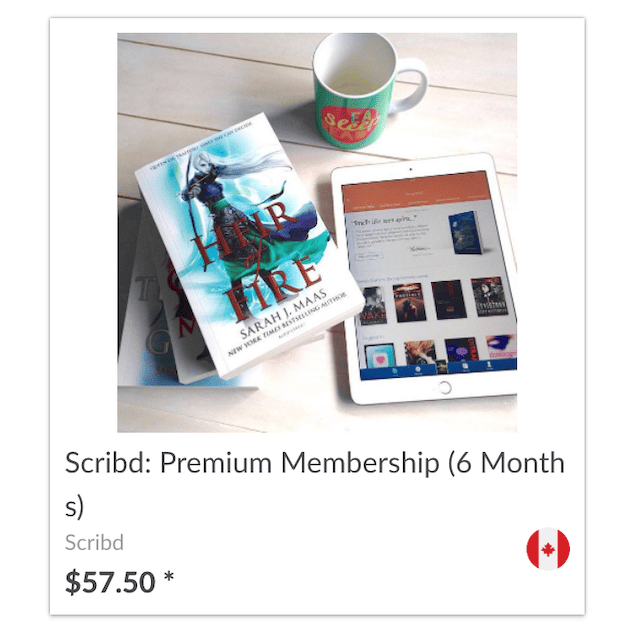 Scribd Premium Membership - Neat Virtual Gift Idea