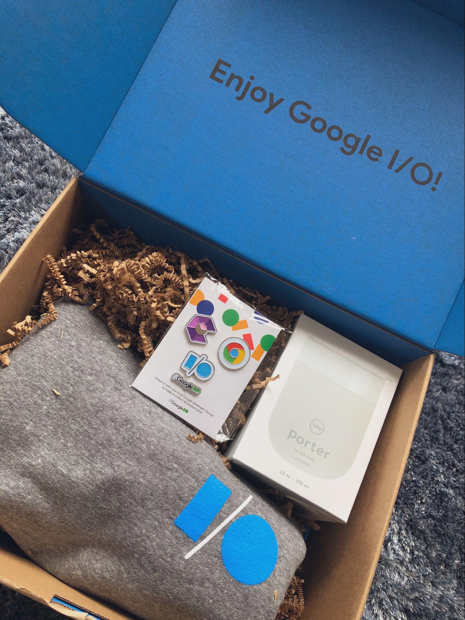 Branded Swag Box from Google