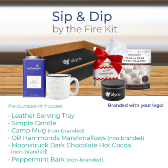 Alyce Pre-bundled Sip n Dip Holiday Gift Bundle