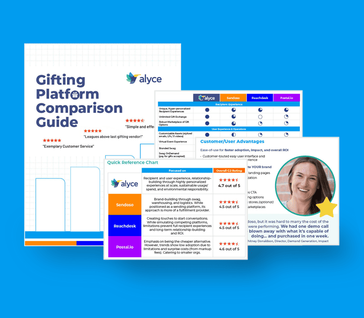 why customers choose alyce over other platforms